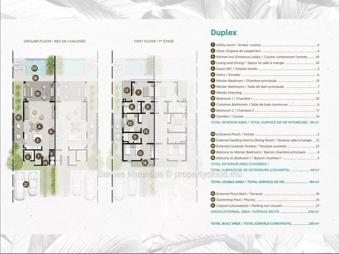 POINTE D'ESNY - Off-plan - Contemporary duplex - 3 bedrooms