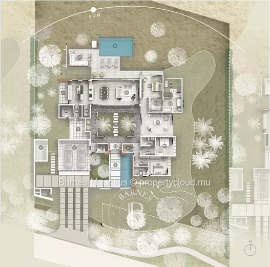 RIVIÈRE NOIRE – HARMONIE GOLF & BEACH ESTATE VILLA - 4 Bedrooms