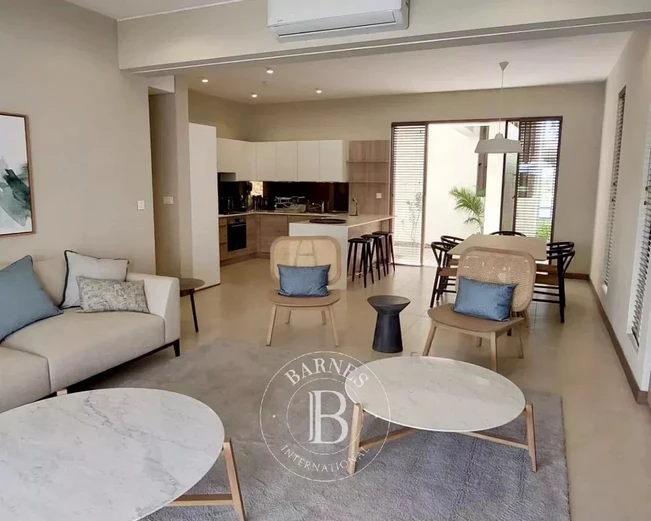 POINTE AUX CANONNIERS – Brand-new garden apartment with private pool – 2 bedrooms